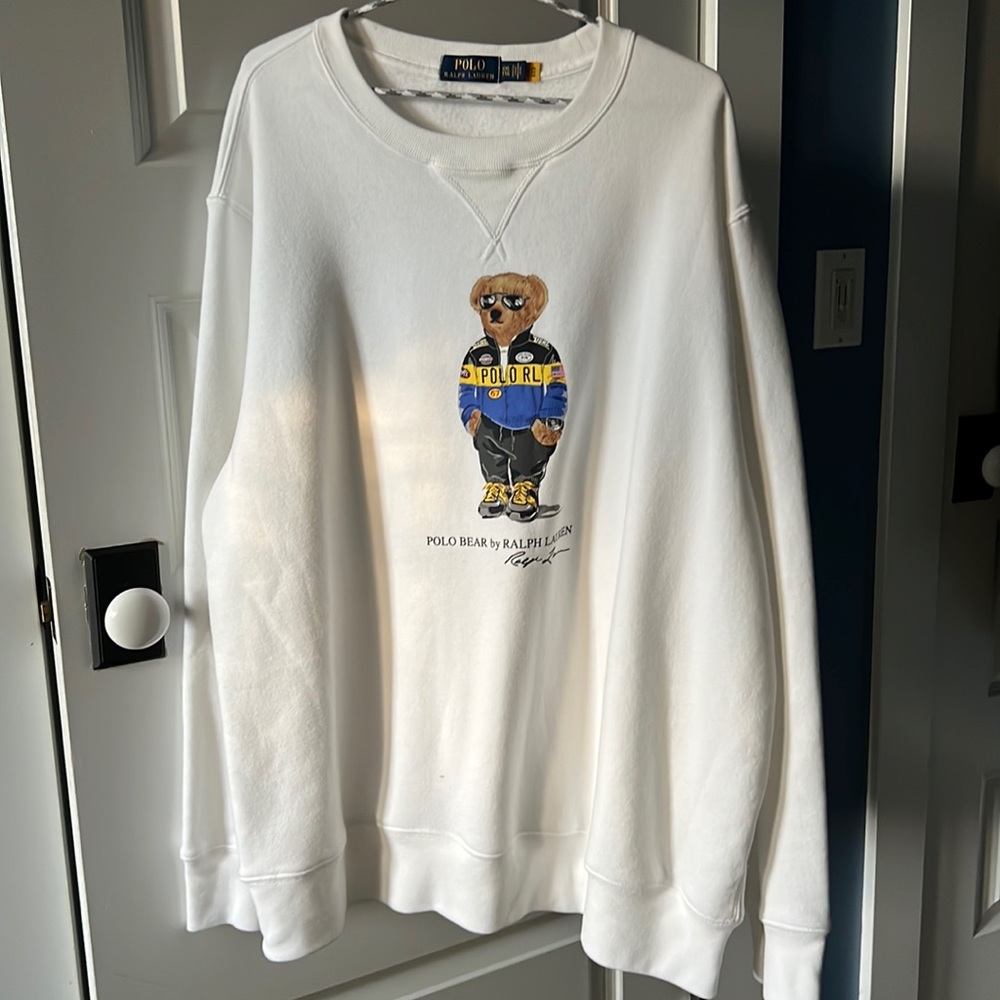 Polo Ralph Lauren Crewneck with race car driver bear